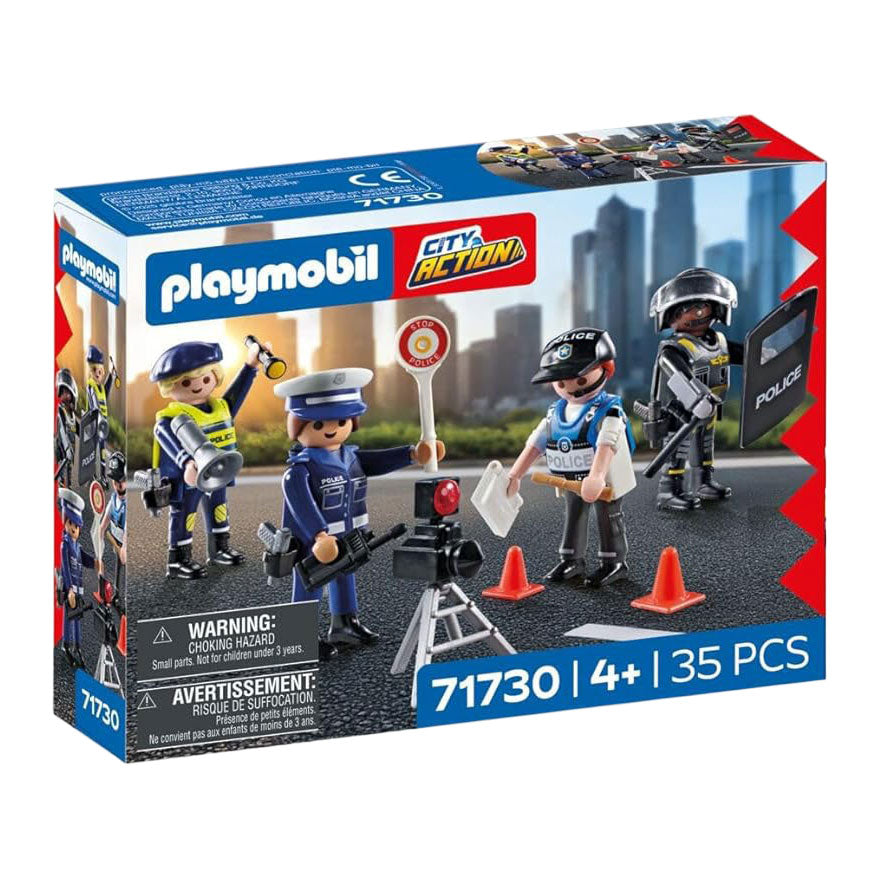 Playmobil action heroes politie figuren set - 71730