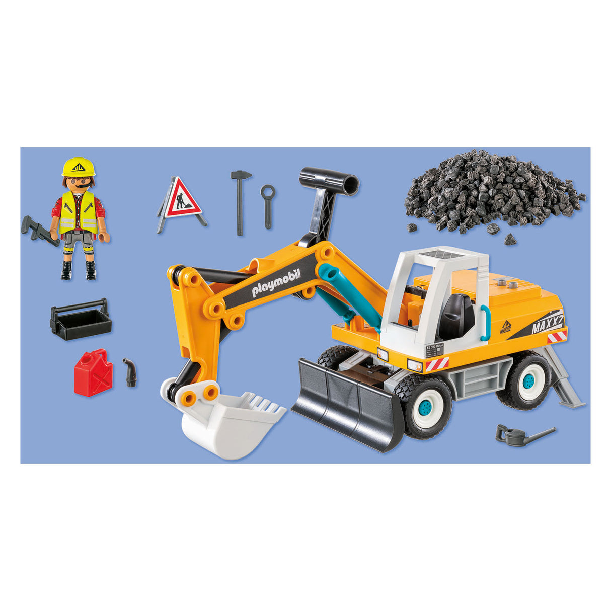 Playmobil action heroes grote graafmachine - 71749