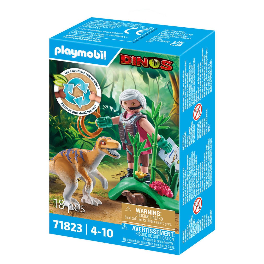 Playmobil dinos velociraptor - 71823