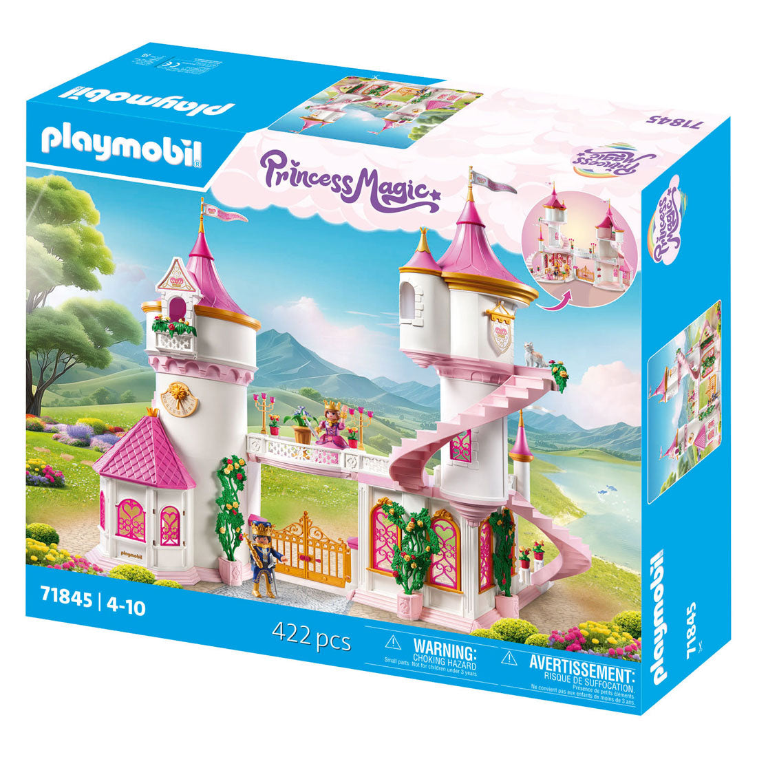 Playmobil princess magic prinsessenkasteel met koninklijk paar - 71845