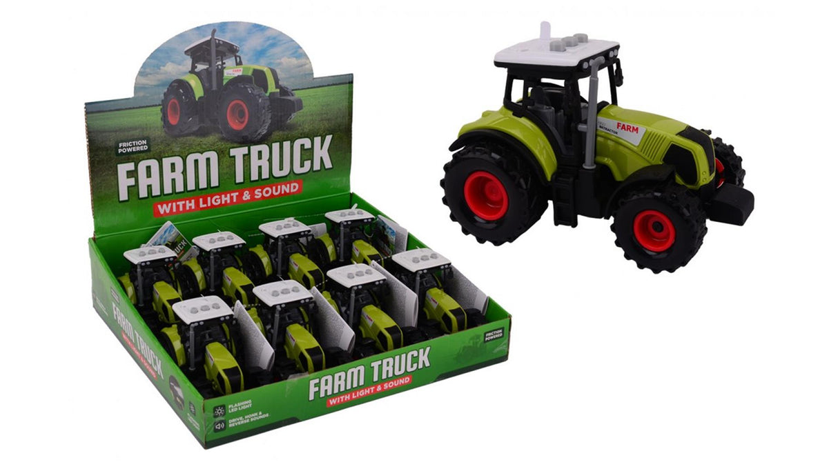 Johntoy john toy tractor frictie + licht geluid