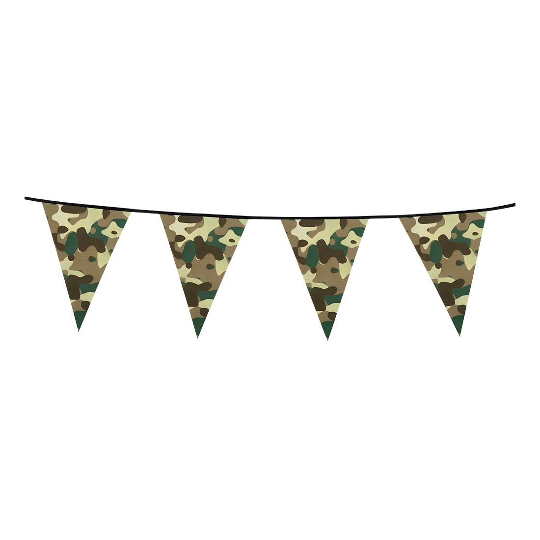 Boland camouflage vlaggenlijn, 6mtr.