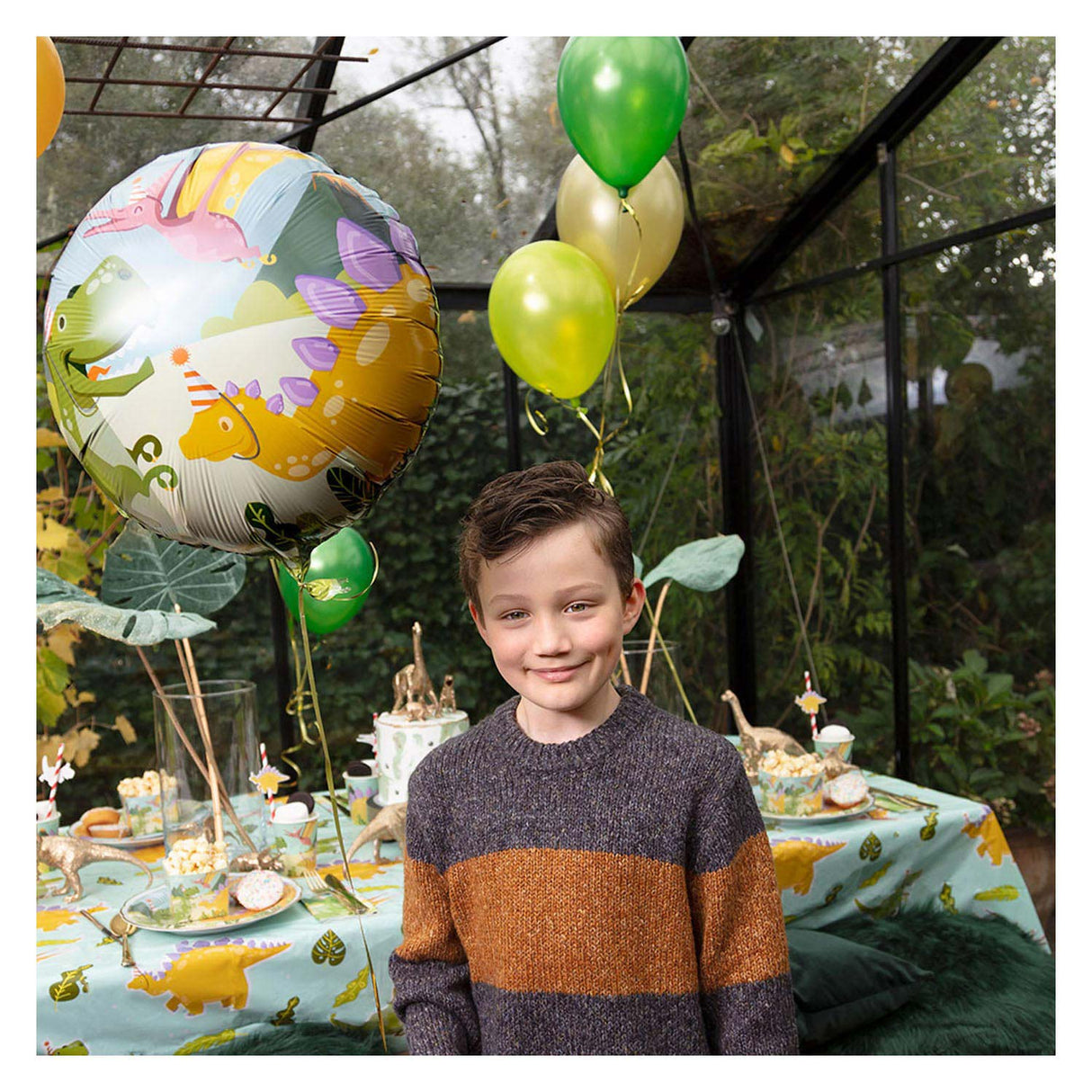 Boland papieren bordjes dino party set a 10 stuks ã˜23cm