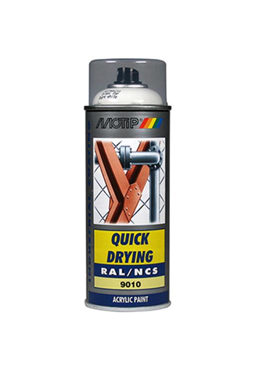 Motip industrial ral9010 400 ml.