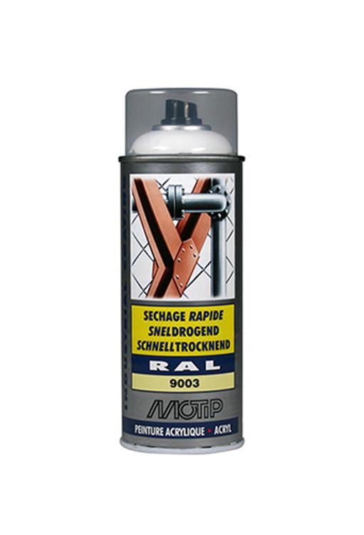 Motip industrial ral9003 400ml.