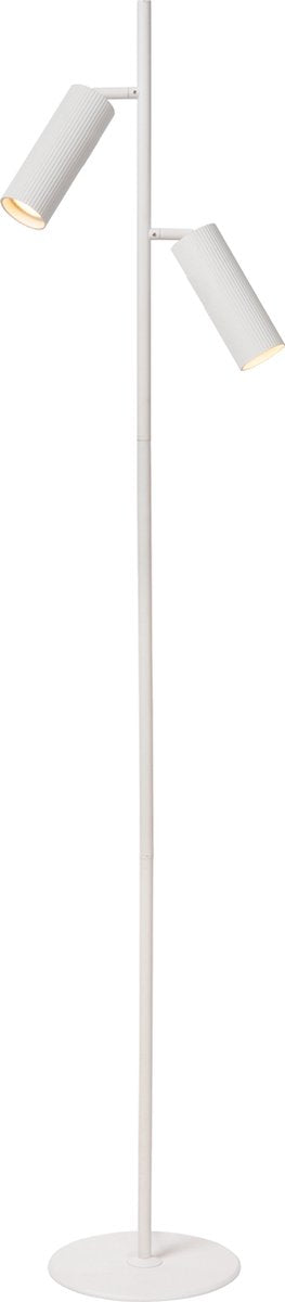 Lucide clubs - vloerlamp - 2xgu10 - wit