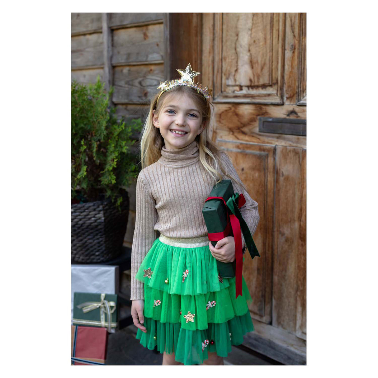 Great pretenders rockin' round the christmas tree tutu - 4-6 jaar