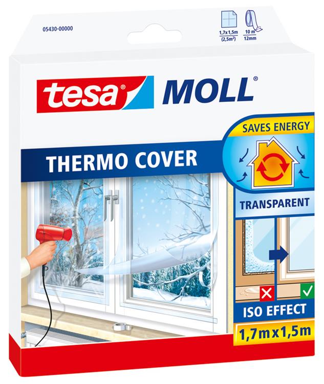 Tesa - thermo cover isolatiefolie - 1.7m x 1.5m