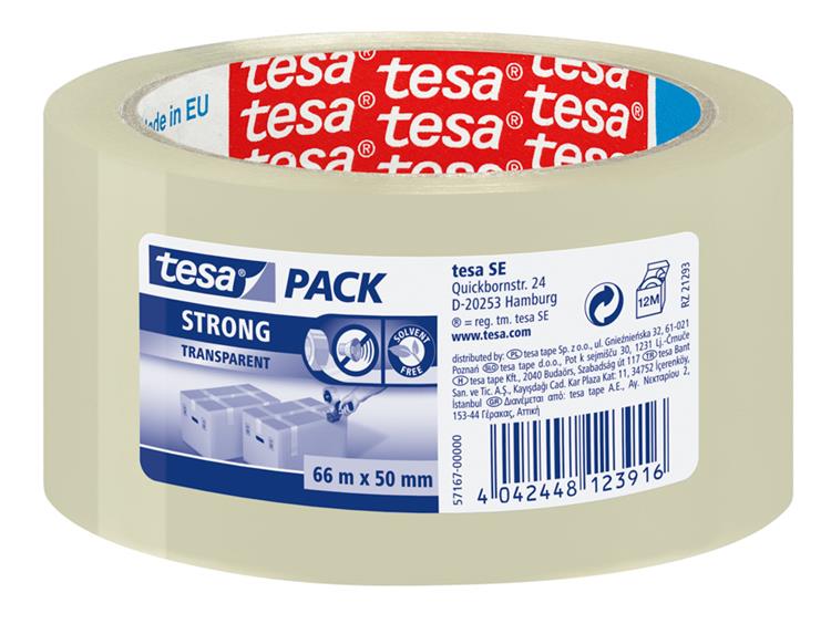 Tesa 1001681 - v.tape 66x50 eco trspbulk | 6 stuks