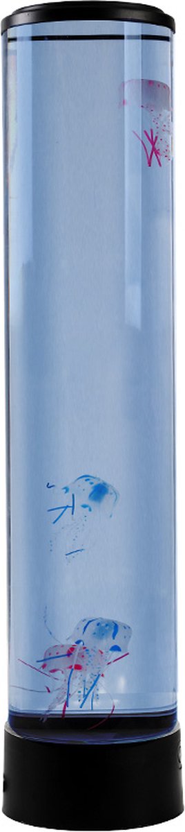I-total - xl kwallenlamp jellyfish - extra large h 70 cm - met kleurveranderende afstandsbediening