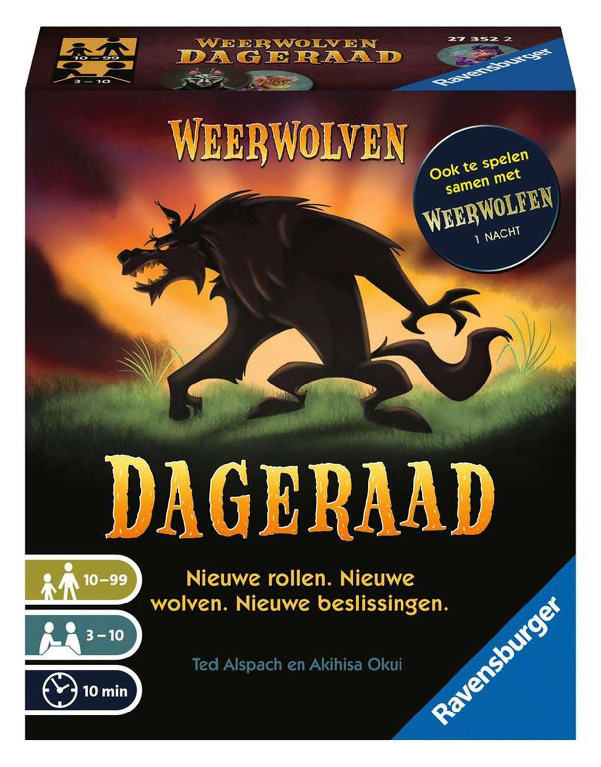 Ravensburger weerwolven dageraad | blufspel vanaf 3 spelers