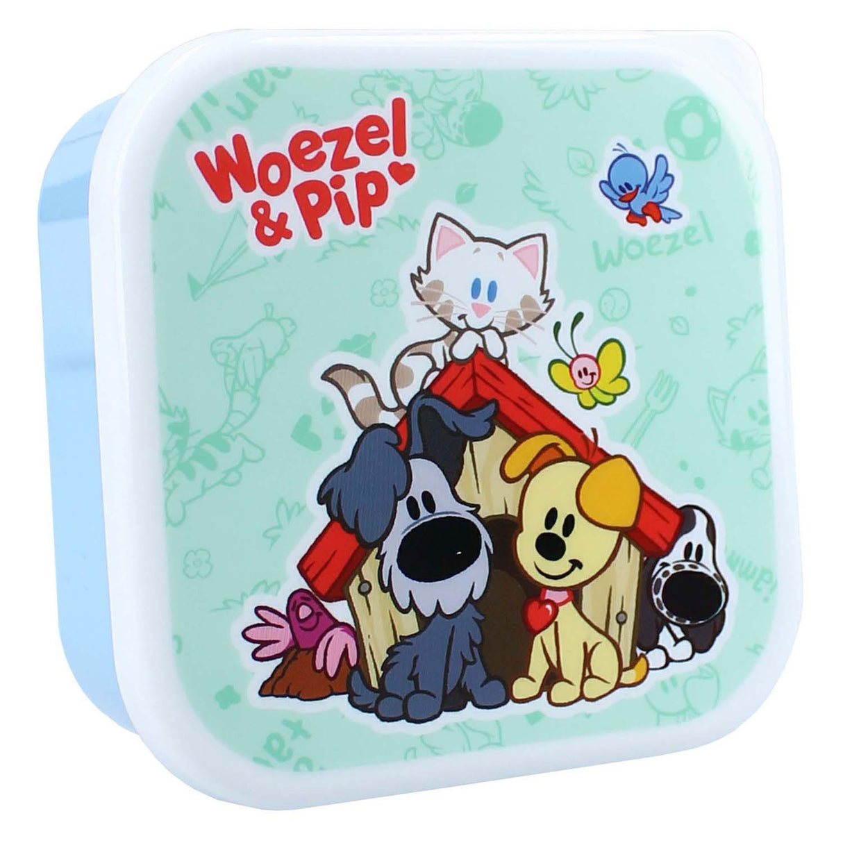 Vadobag woezel pip broodtrommel 3-in-1 fresh bites