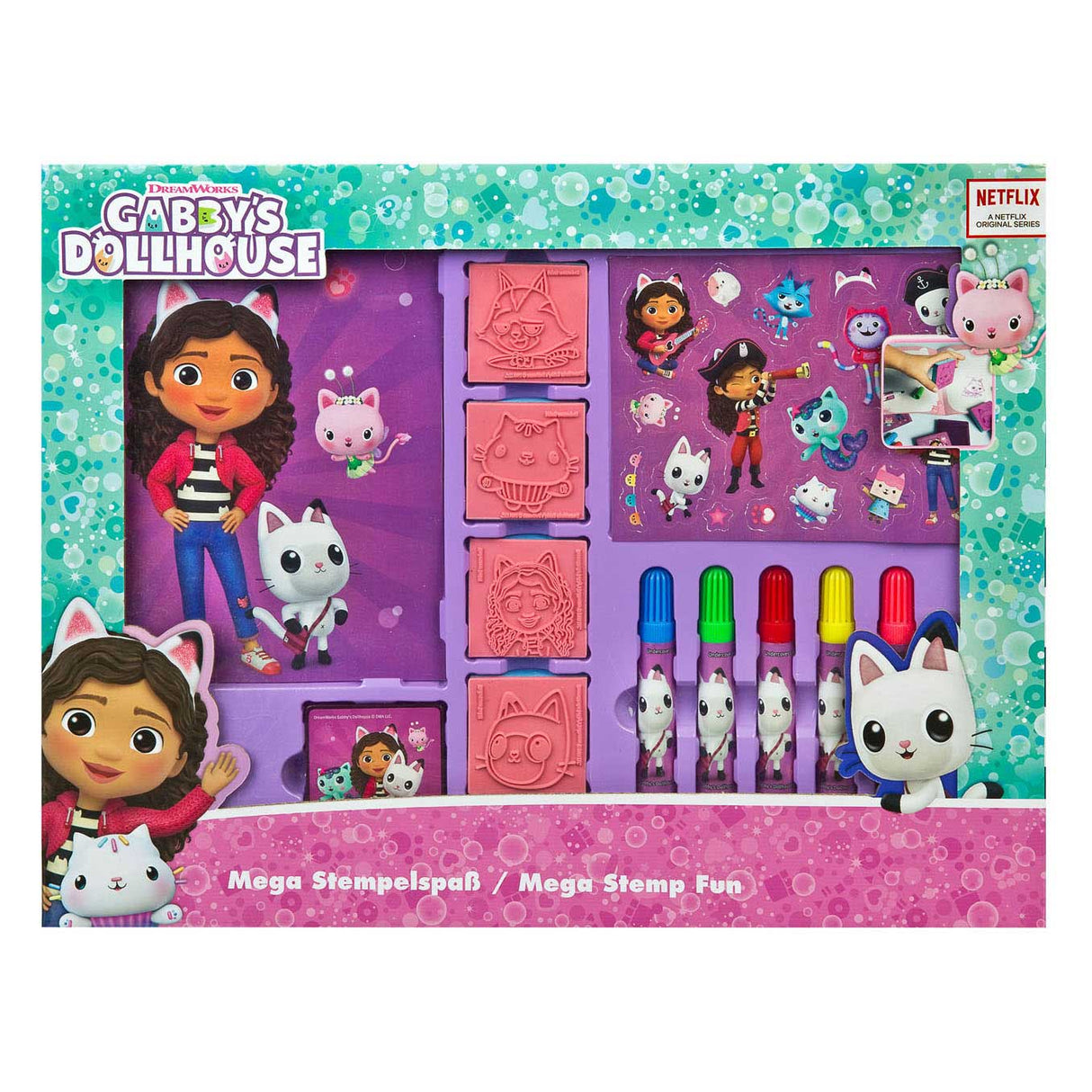 Undercover gabby's poppenhuis mega stempelset
