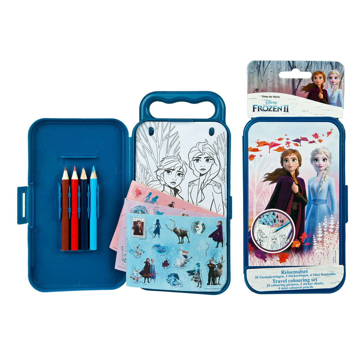 Undercover reis kleurset, disney frozen, 27dlg.