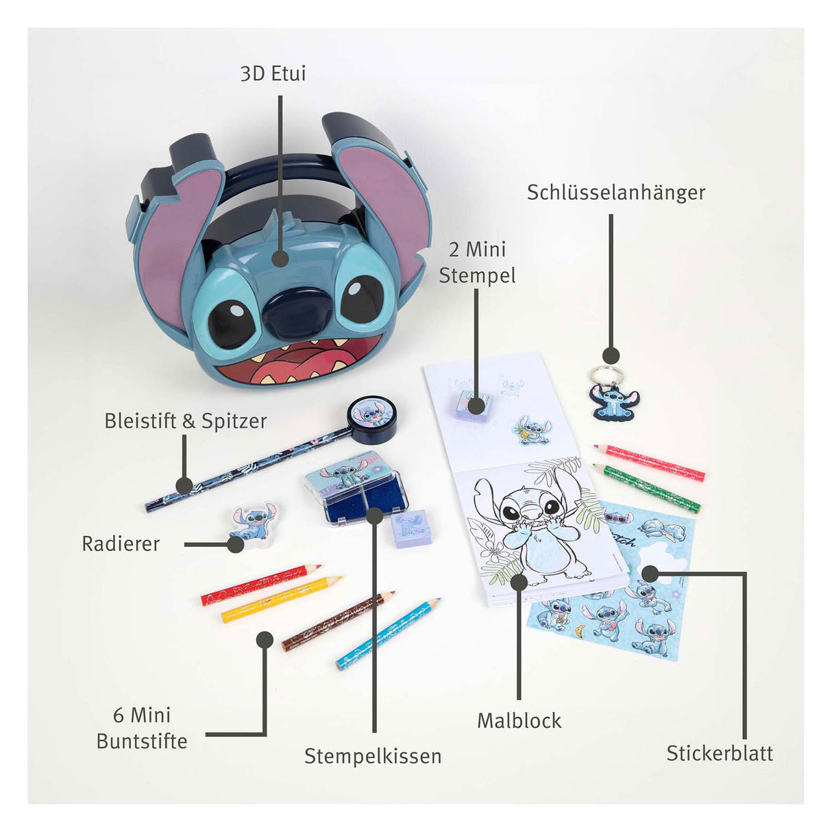 Undercover stitch mega creatief set in 3d-etui, 16dlg.