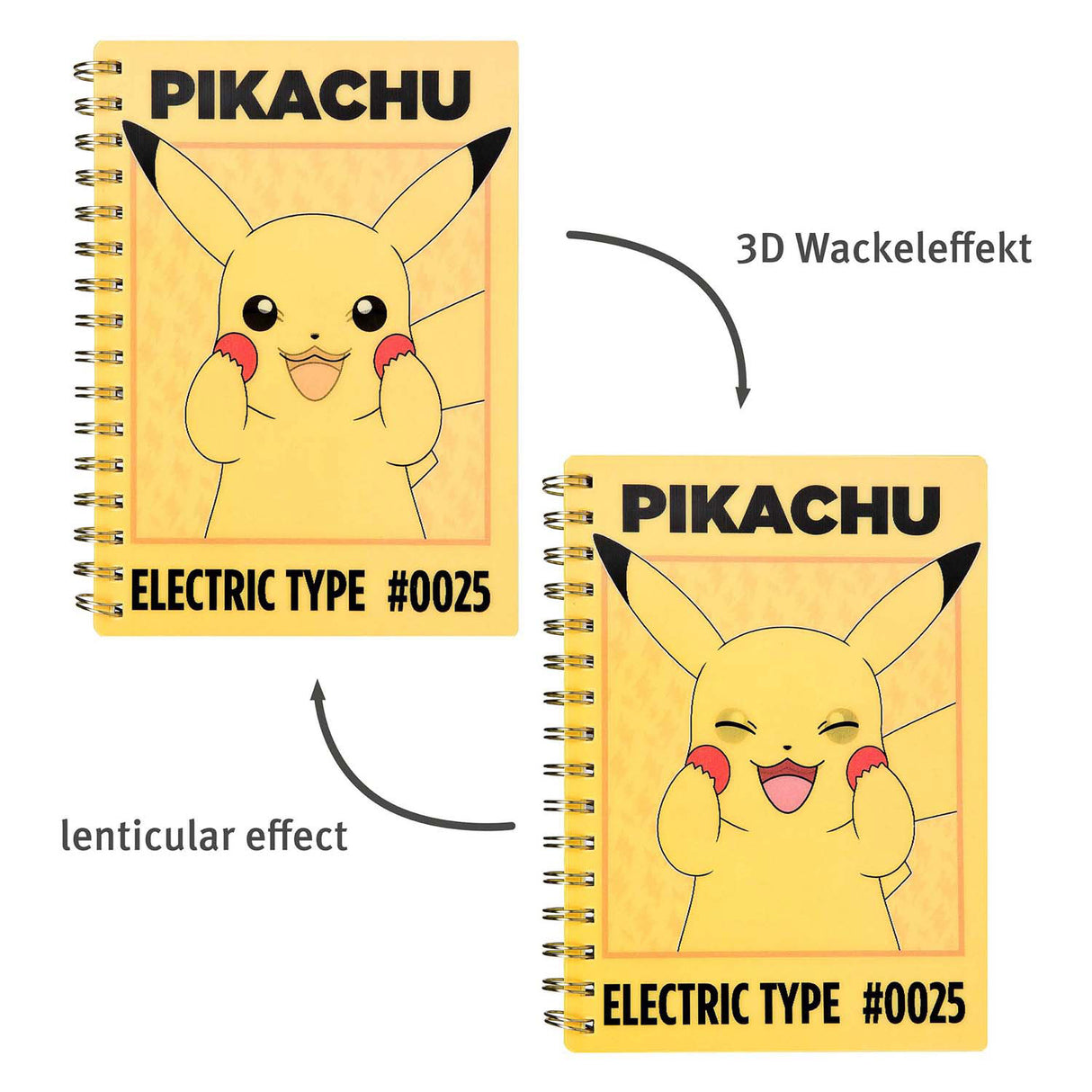 Pokémon pokemon 3d notitieboek