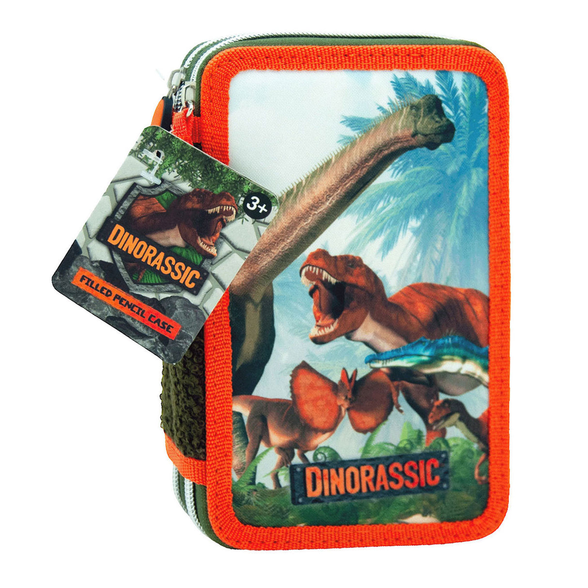 Speelgoedland dinorassic 2-vaks etui