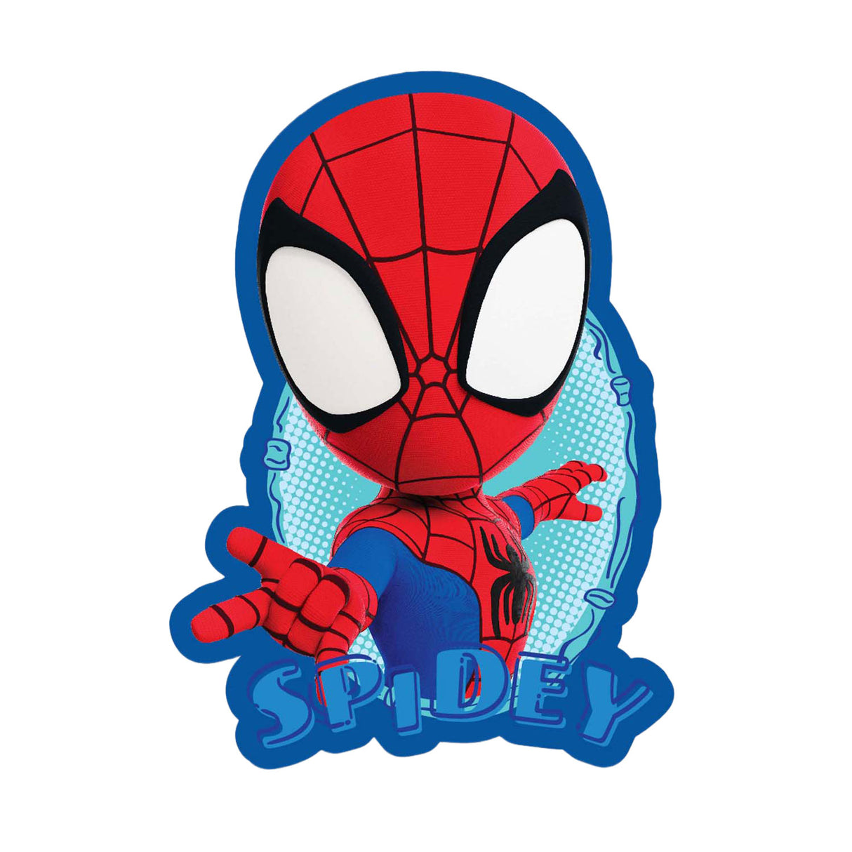 Speelgoedland spidey shaped kussen, 33cm