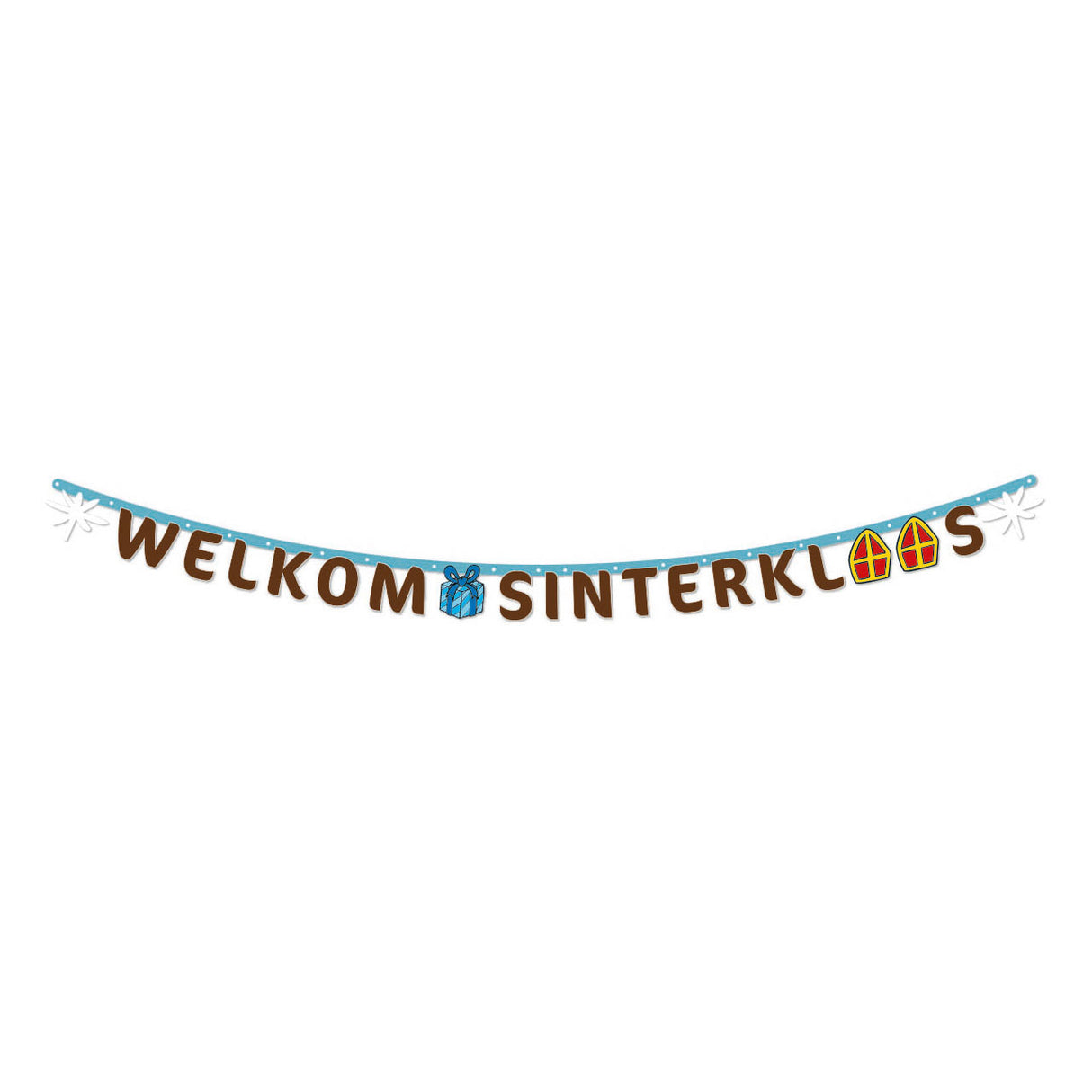 Globos letter guirlande sinterklaas - 2m