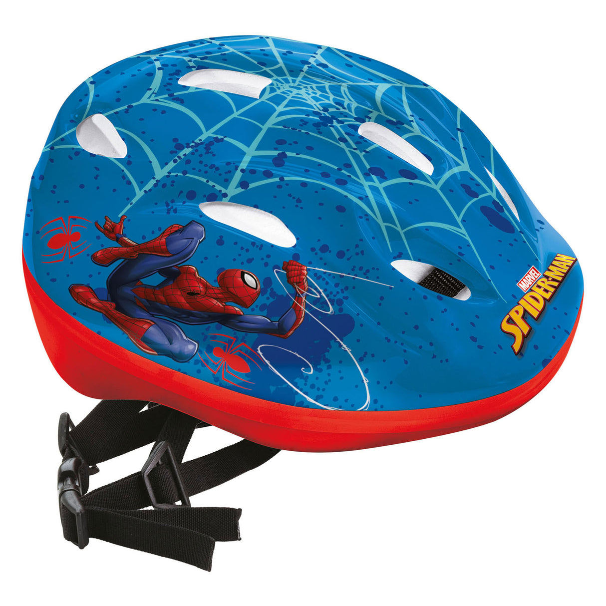 Mondo spiderman helm - verstelbaar - 52-56cm