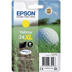 Inktcartridge epson 34xl geel