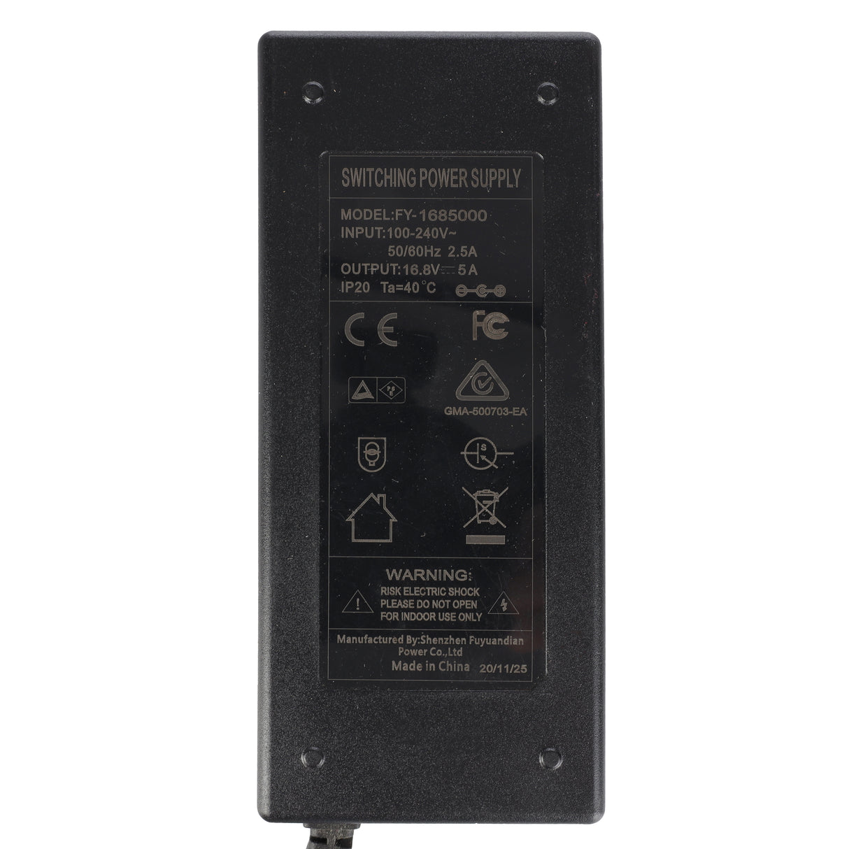 Falcon eyes voeding sp-ac16.8-5a 3 pin