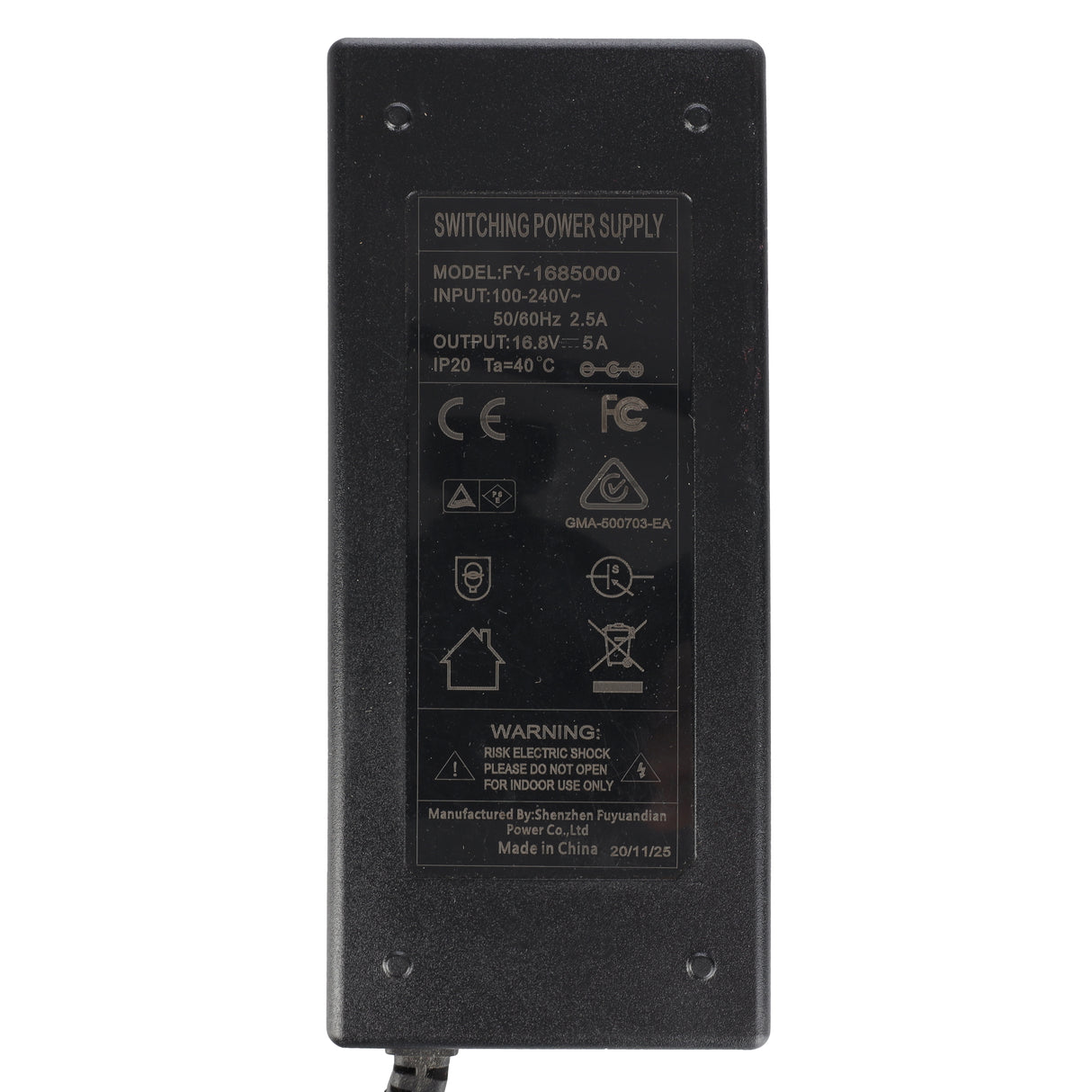 Falcon eyes voeding sp-ac16.8-5a 1 pin