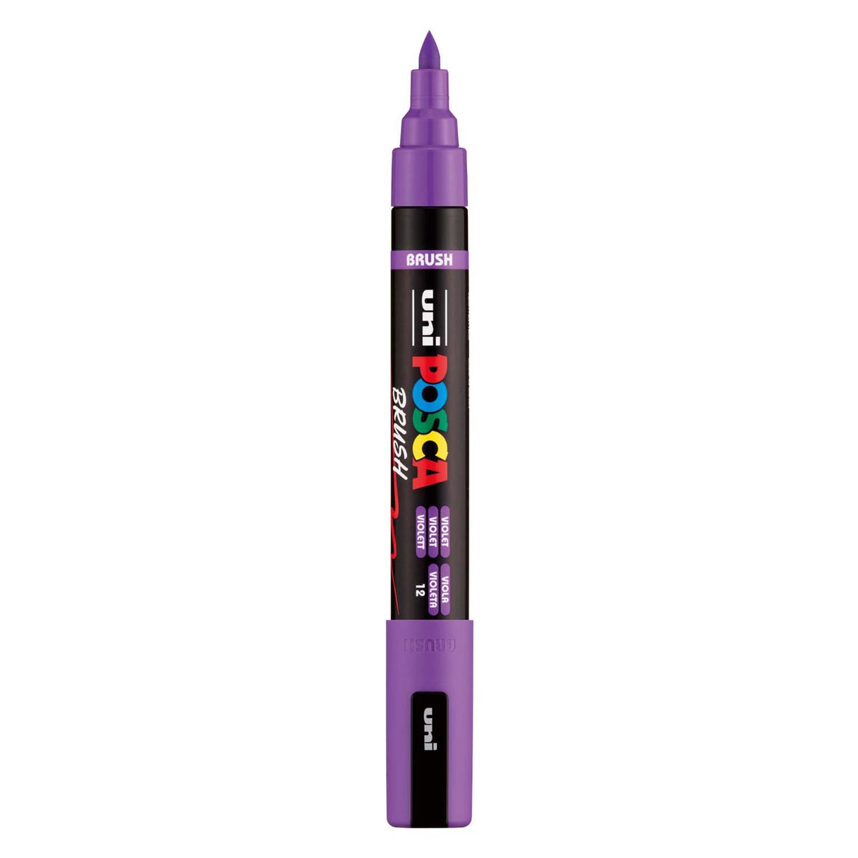 Uni posca brushmarker pc5br violet - brushpunt 1-4 mm
