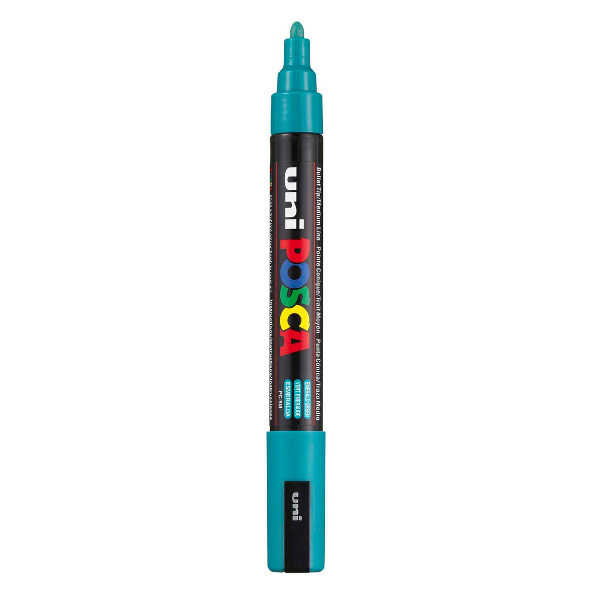 Uni posca verfmarker pc5m smaragd groen - conische punt 2,5 mm