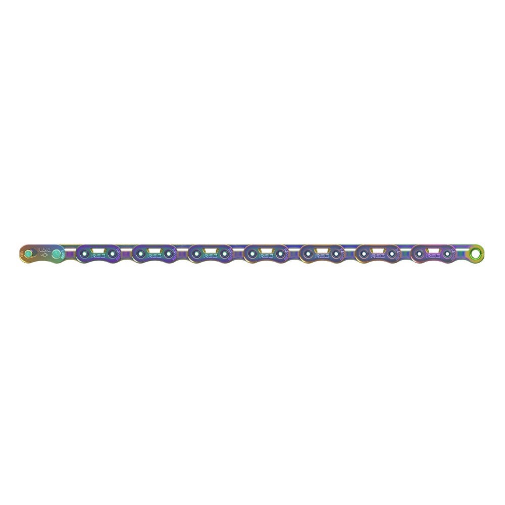 Sram ketting red flattop rainbow 12sp 126 schakels powerlock e1