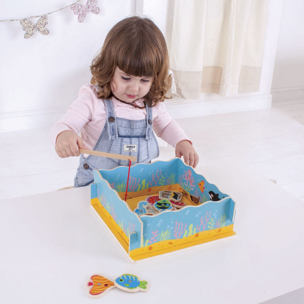 Bigjigs houten magnetisch visspel