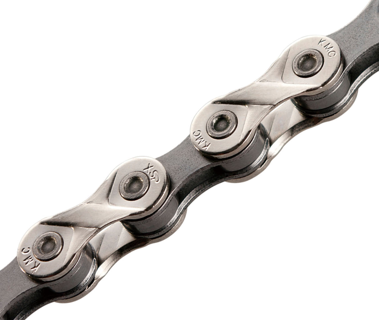 Km c x8 fietsketting 7-8 speed 1 2x3 32 116 schakels zilver grijs