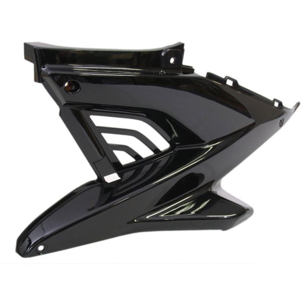 Edge motorscherm z kap links yamaha aerox tot bj. 2014 zwart metallic