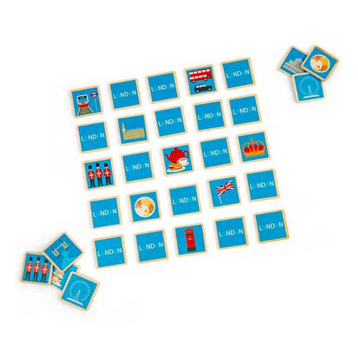 Bigjigs houten londen memo spel