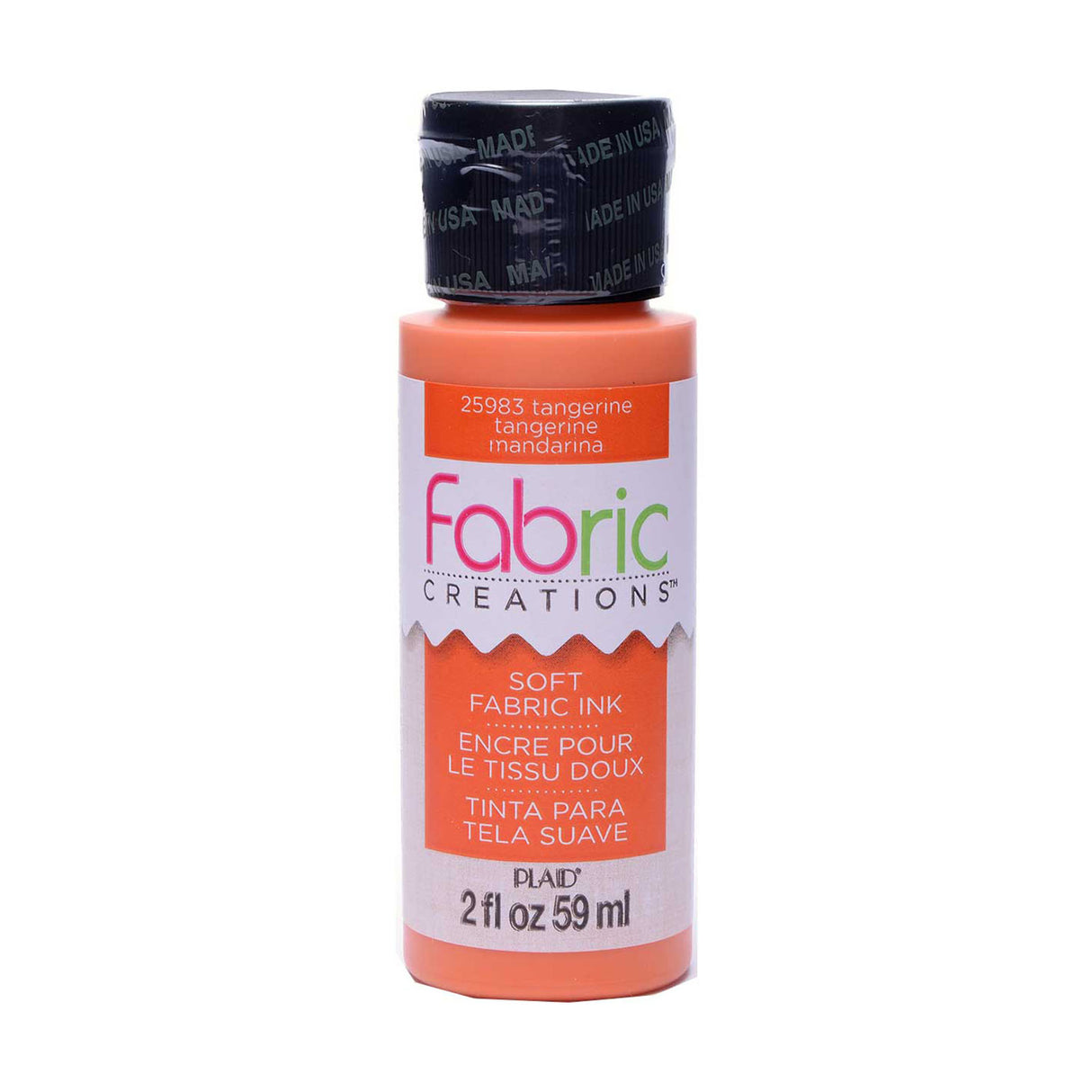 Fabric creations • soft fabric inkt 59ml tangerine