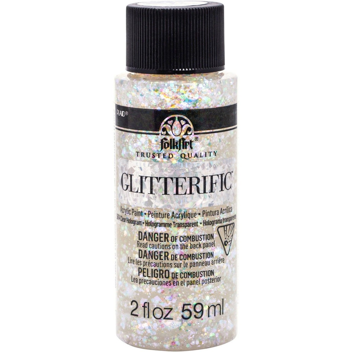 Folkart • glitterific colors clear hologram 59ml