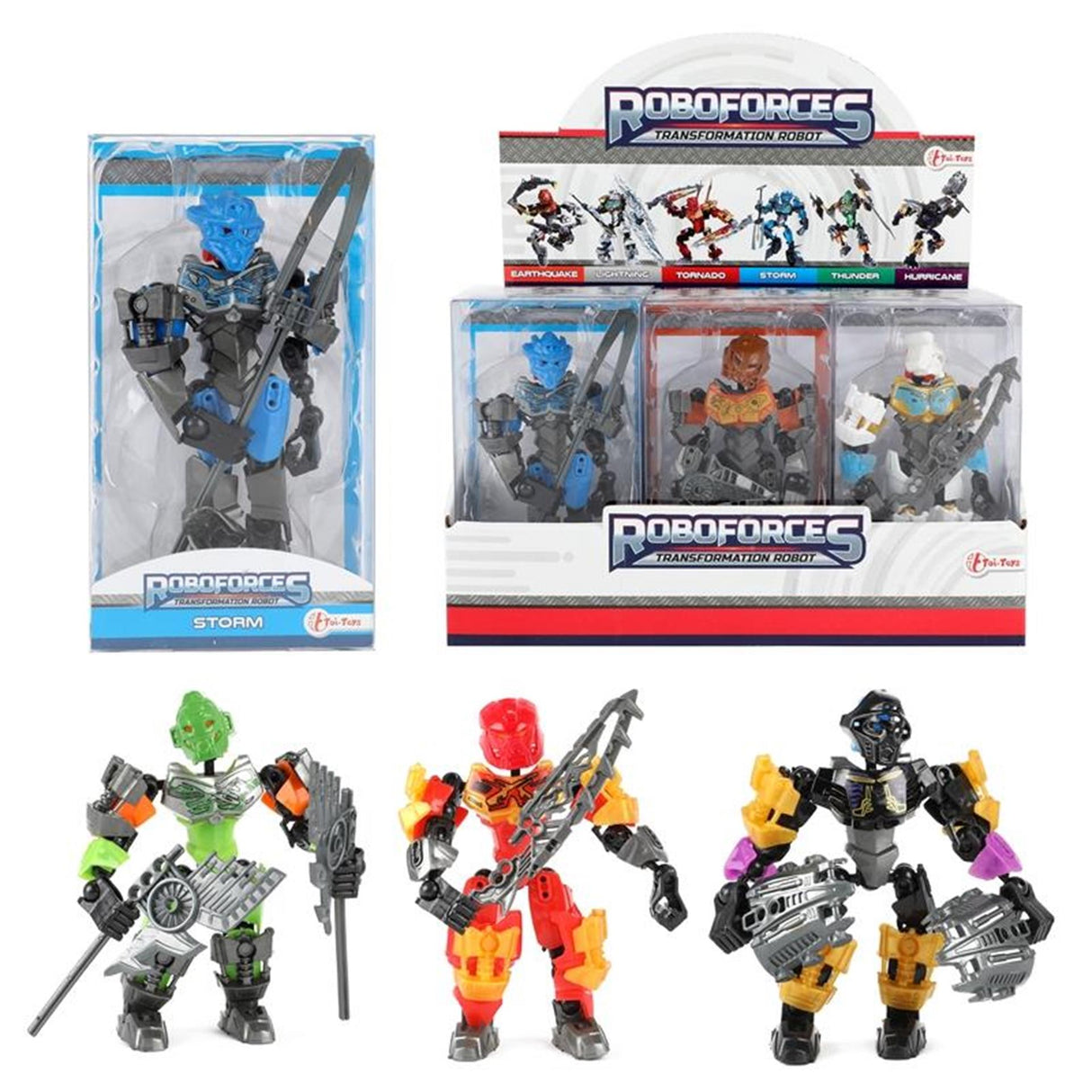 Toi-toys toi toys constructierobot 'warrior'