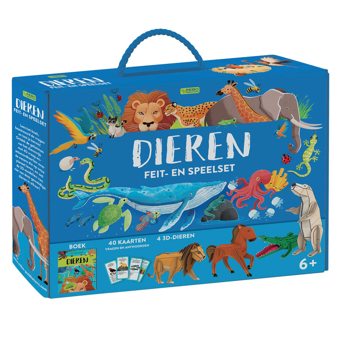 Rebo publishers dieren - feit- en speelset