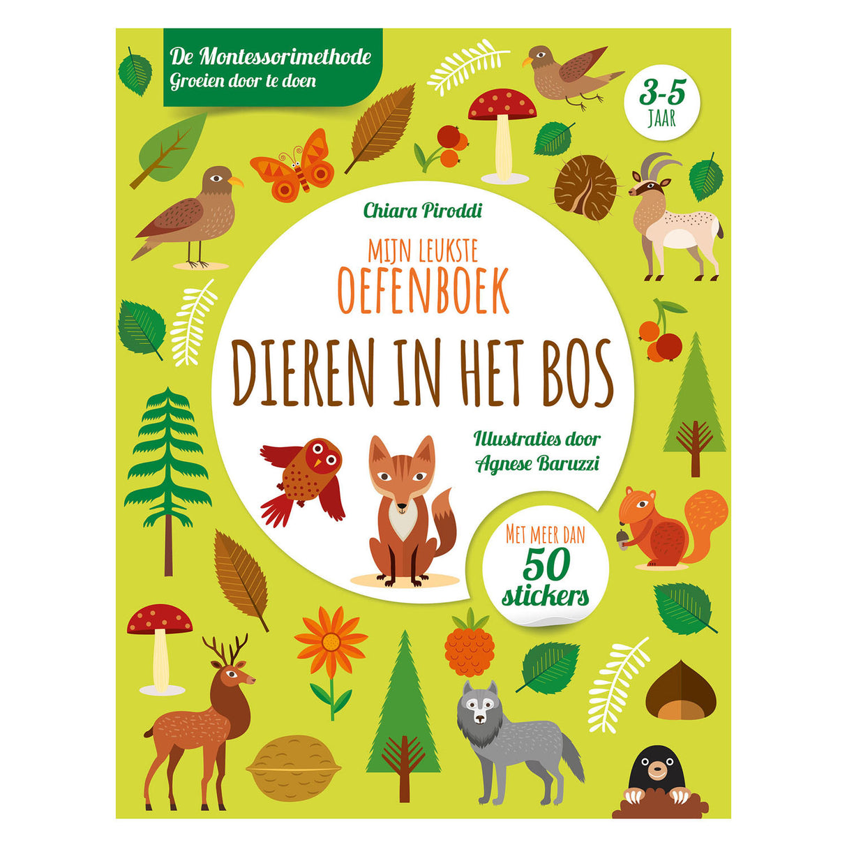 Rebo publishers dieren in het bos - oefenboek