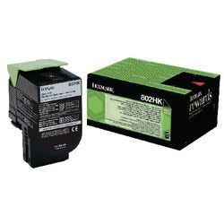 Tonercartridge lexmark 80c2hk0 zwart