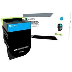 Tonercartridge lexmark 80c2hc0 cyaan