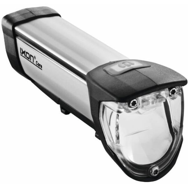 Busch muller verlichtingsset busch und müller ixon core + ixxi achterlicht usb oplaadbaar 50 lux - zwart zilver
