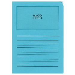 Sorteermap elco a4 blauw 100 stuks