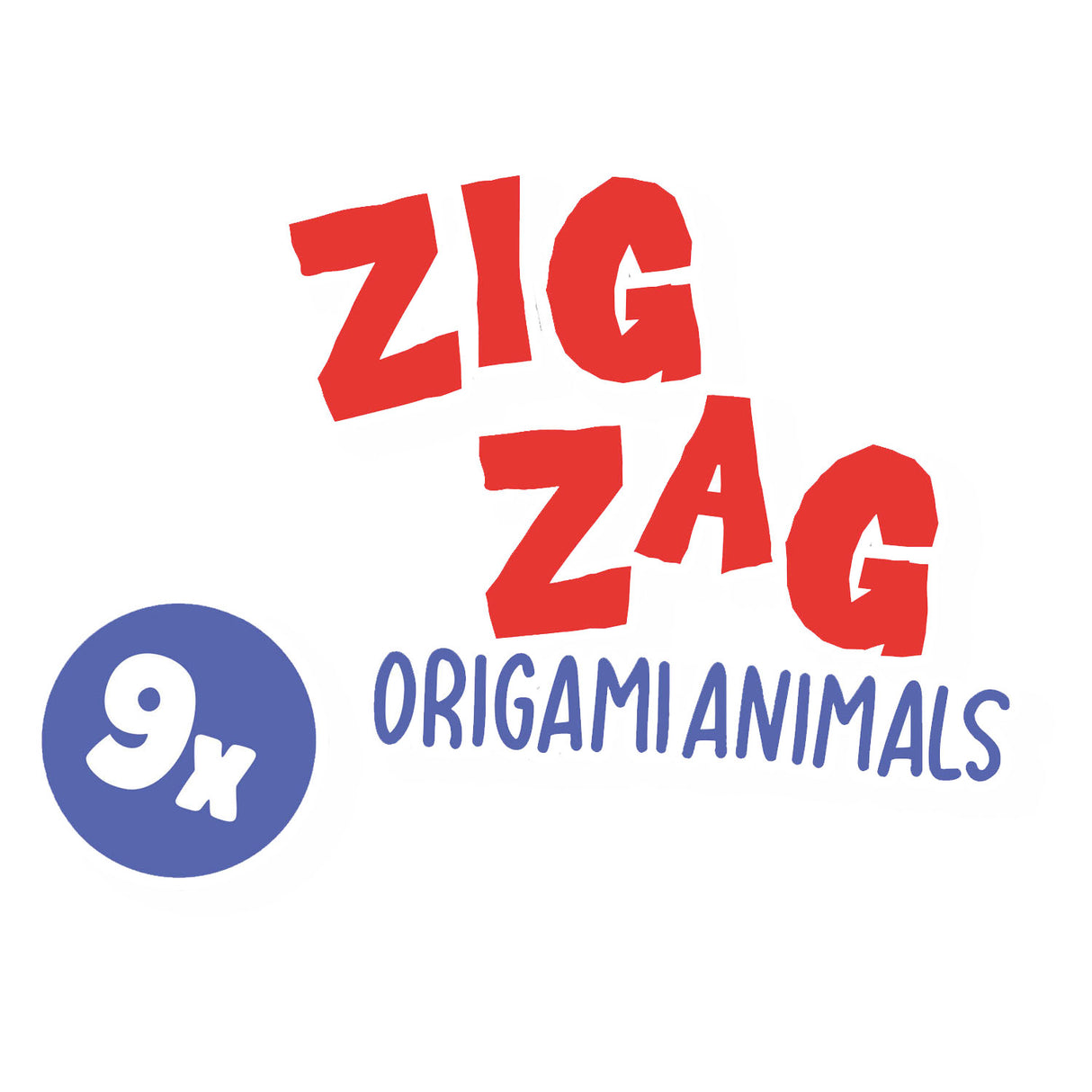 Ses zig zag origami dieren