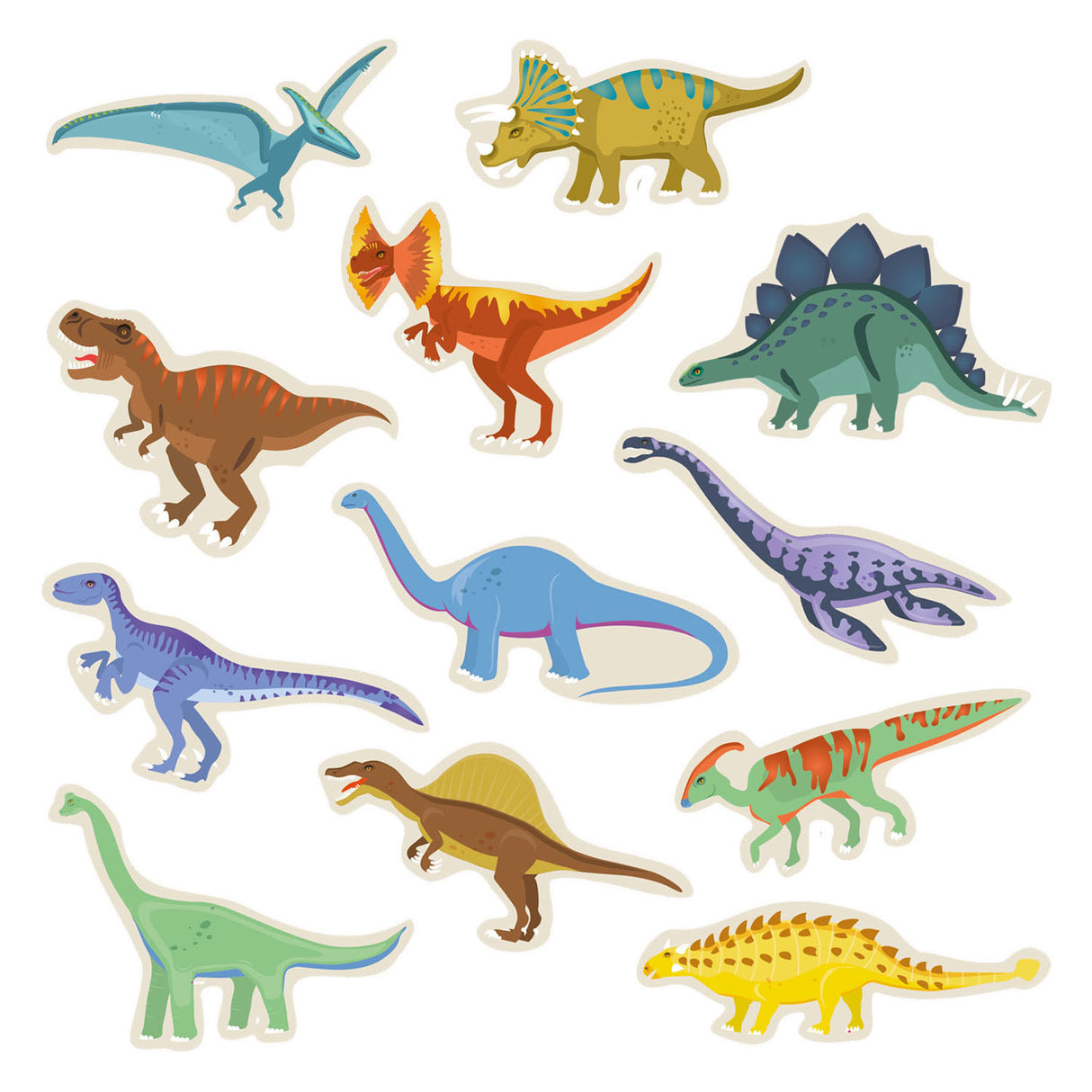 Ses creative ses ik leer dinosaurussen knutselset