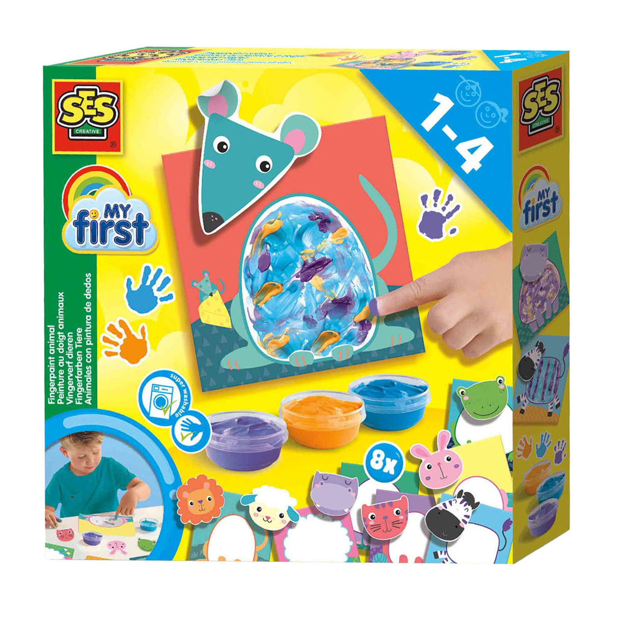 Ses creative ses my first - vingerverf dieren