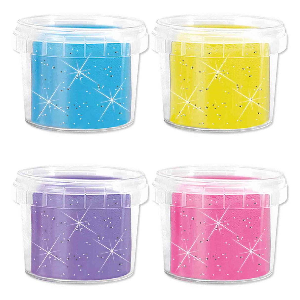 Ses creative ses feel good klei - sparkle, 4x90gr