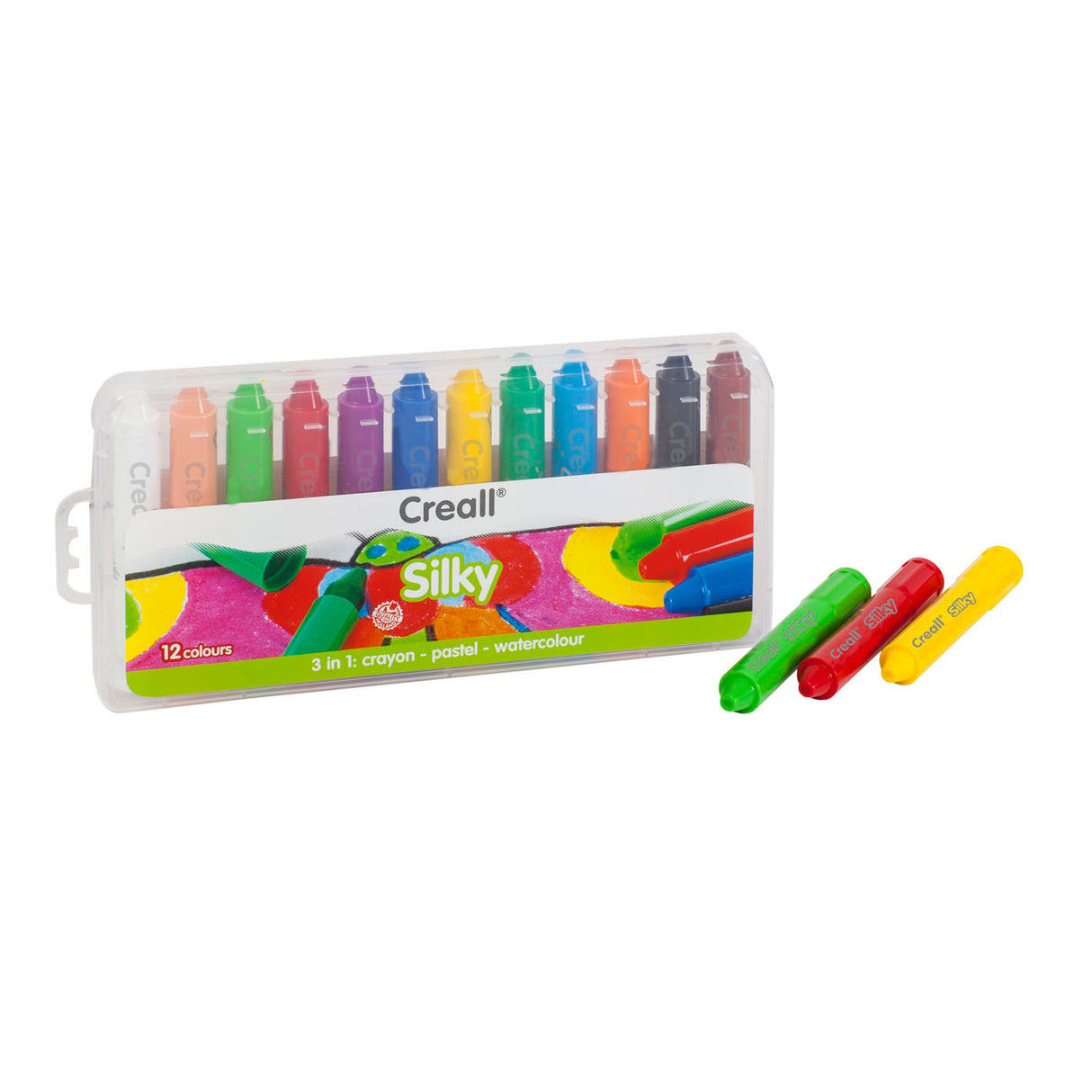 Creall silky stiften 3in1, 12st.