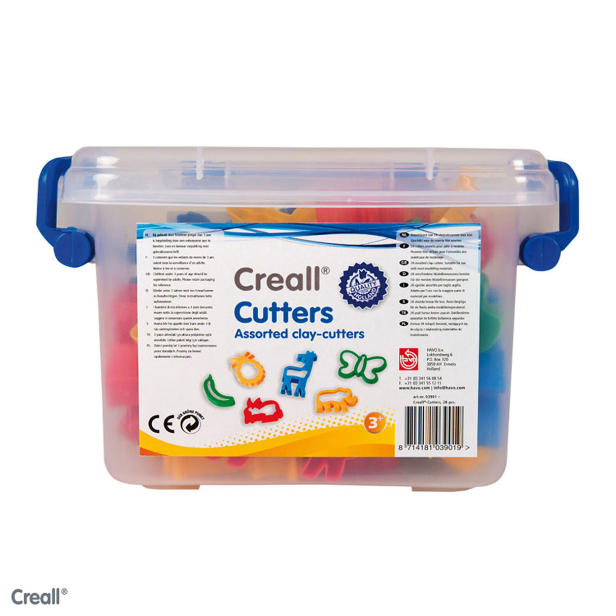 Creall klei uitsteekvormen - 28dlg.
