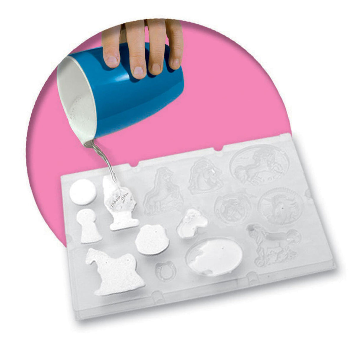Ses creative ses gips gieten en schilderen - paarden